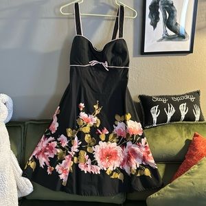 R&K Floral Print Dress - 16